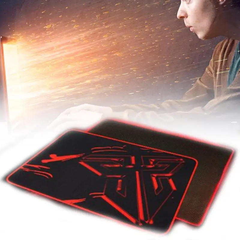 Amzdeal MP25 резиновая Мышь Pad Коврики стежка края Вышивание гладкой высокое качество удовольствие для игры