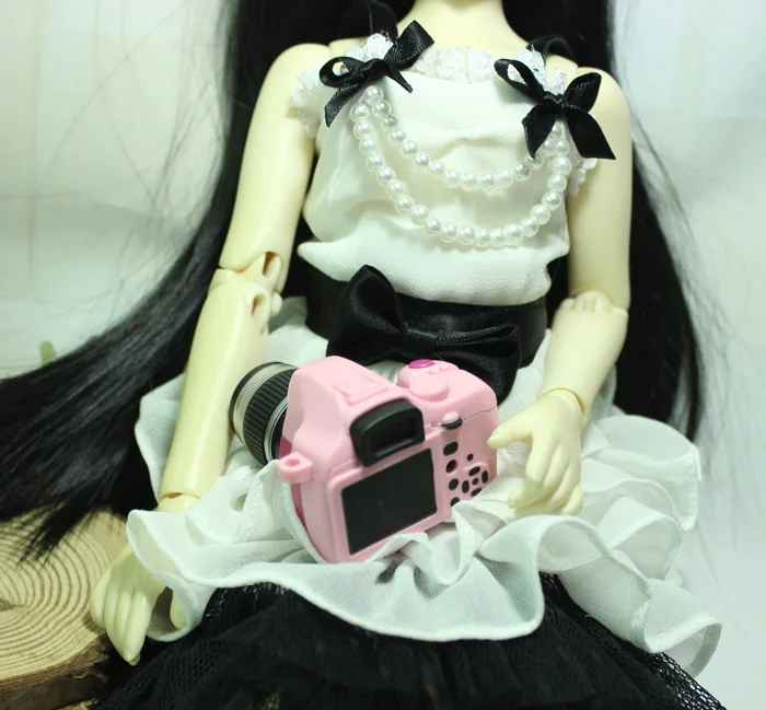1 шт. DIY Камера для BJD кукла 1/6 bjd sd pullip blyth кукольные аксессуары Мода Камера для кукла длиной 30 см Подставки для фотографий