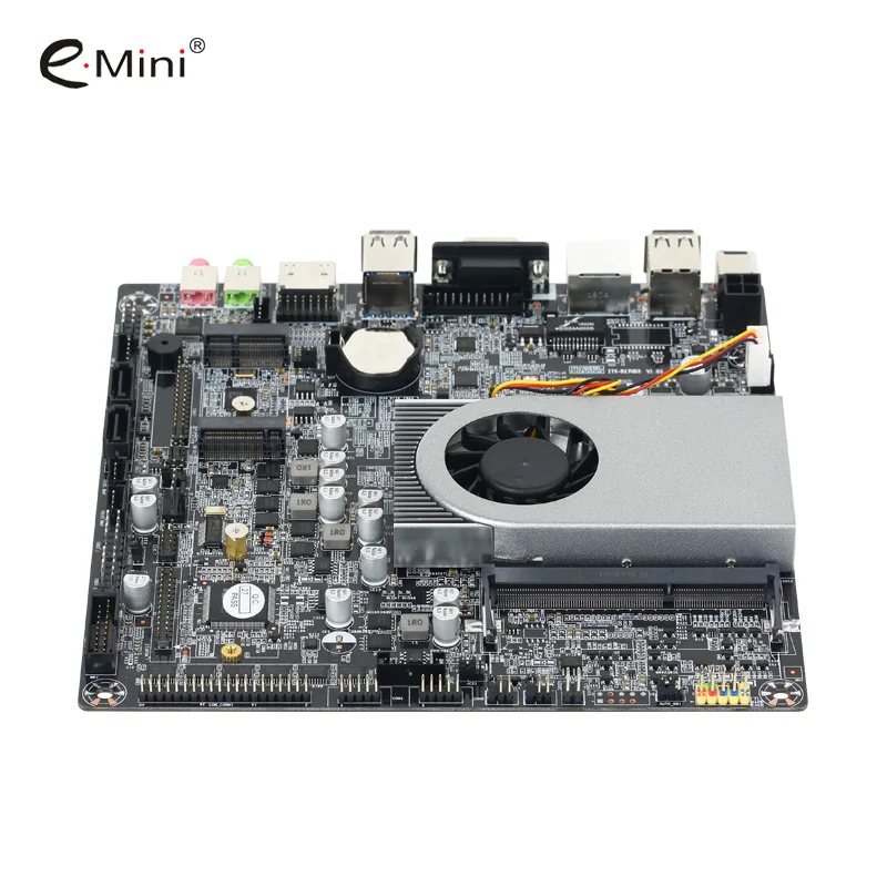 Realan Mini Itx Motherboard with CPU Intel Core i5-6200U Processor Skylake 6th Generation One LAN And M.2 M Key Slot