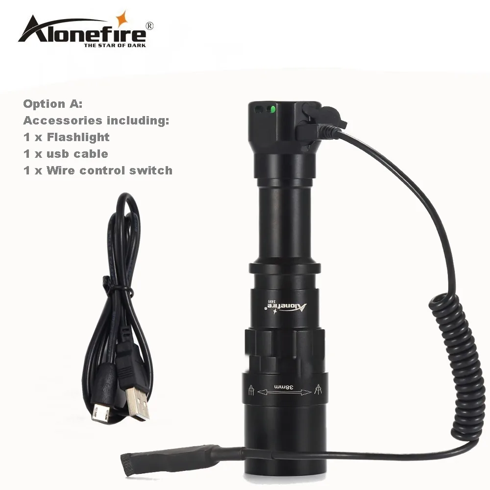 Option A AloneFire X490 5 Вт 850nm ИК-Вспышка светильник lnfrared инфракрасного излучения ик 850nm светодиодный светильник(заполнить светильник для Ночное видение устройство защитного отключения) светодиодный вспышка светильник - Испускаемый цвет: Option A