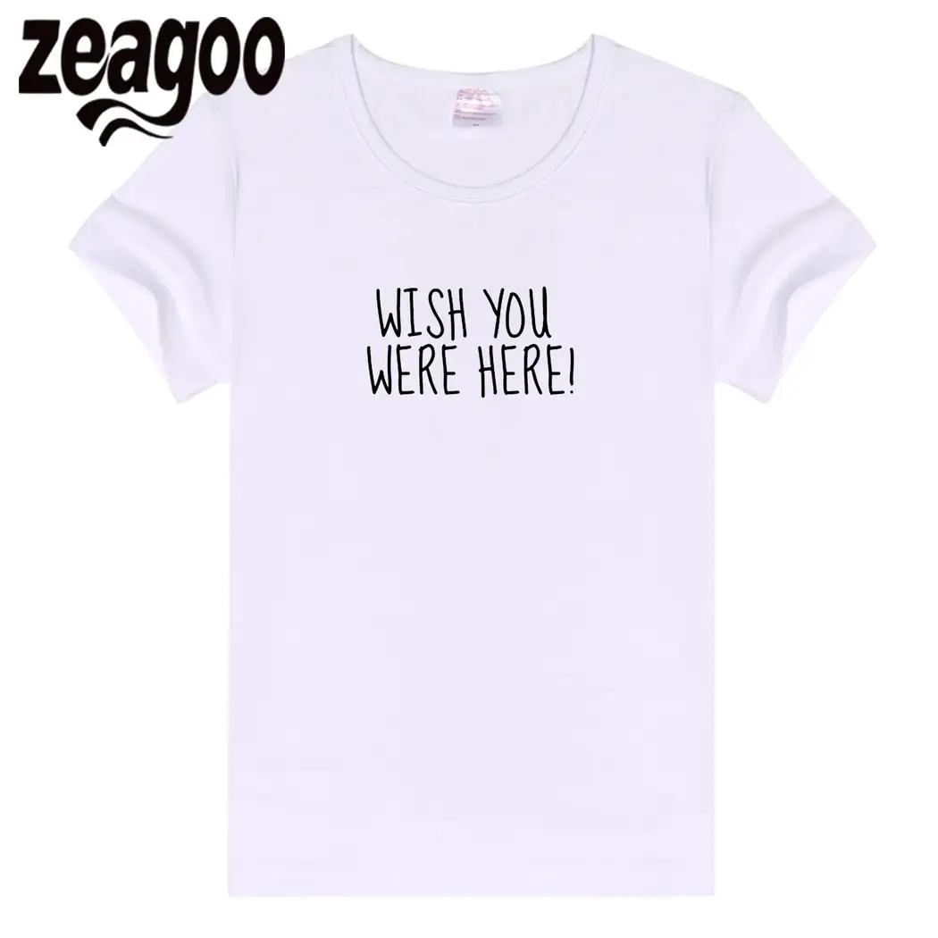 Zeagoo желаю Повседневное одноцветное Plain Crew Neck Slim Fit мягкий короткий рукав Футболка