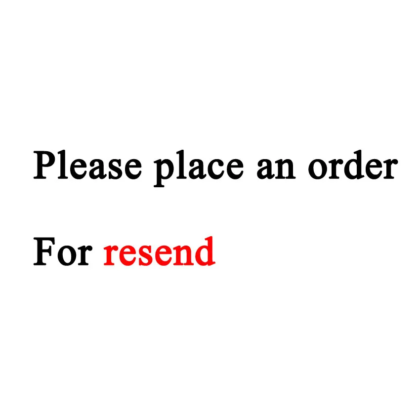 

Speical order for sending a new package. TTTT