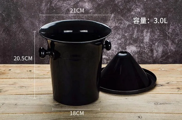 Профессиональное пластиковое Ведерко для дегустации льда ведерко красного вина