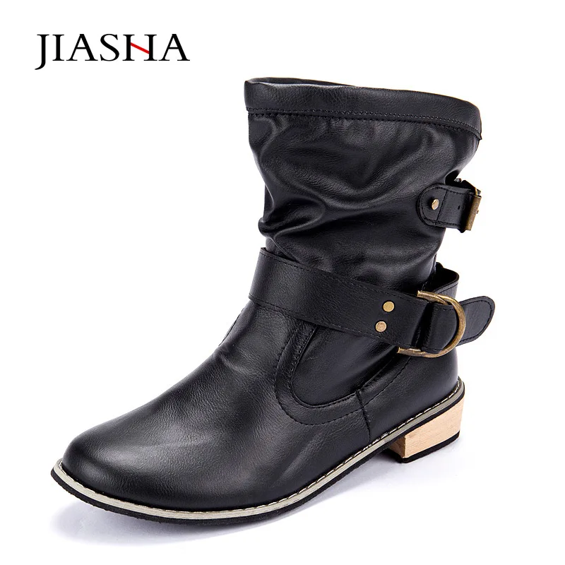 Женские зимние ботинки мотоциклетные женская обувь новинка 2020 модная
