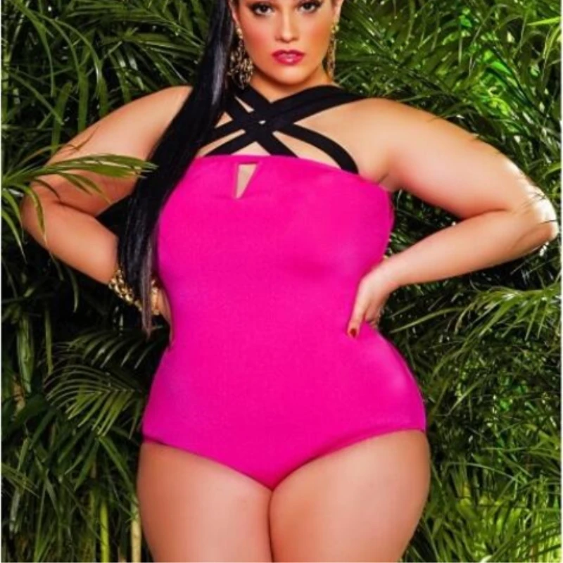 Бикини плюс размер купальник женский цельный 2018 пуш-ап сексуальный цветочный