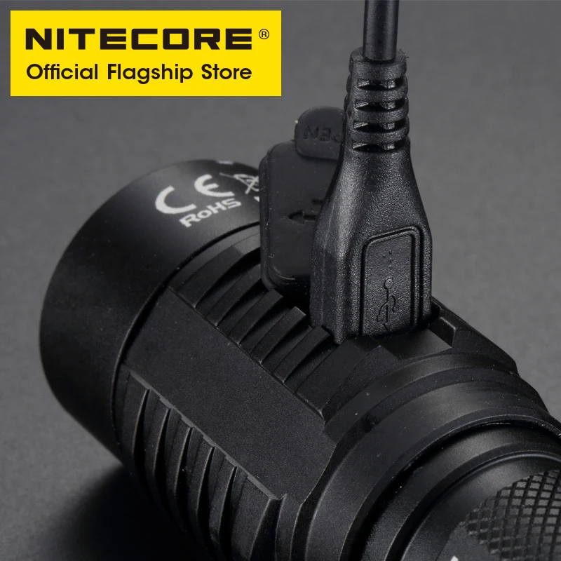 Nitecore MH23 ультра яркий ДАЛЬНОБОЙНЫЙ Прямая зарядка USB флэш светильник нажатием