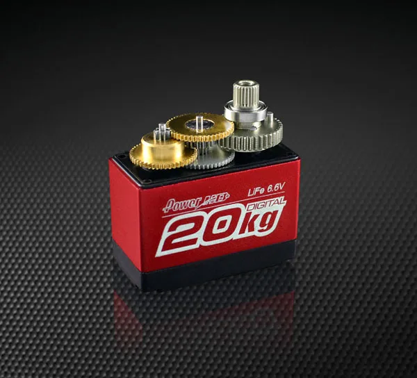 PowerHD 60g/20 кг/ .16 сек. 6 в металлическая Шестерня водонепроницаемый цифровой