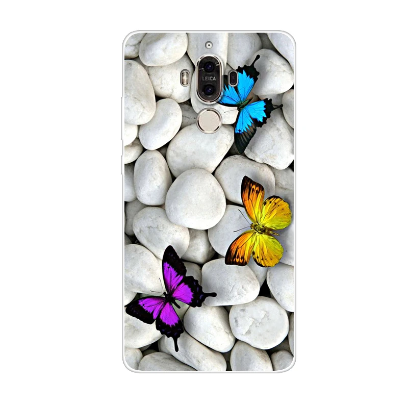 Case For Huawei Mate 9 Mate9 5.9 Inch Soft Tpu Transparent Printing Drawing Silicone Phone Cases Cover |