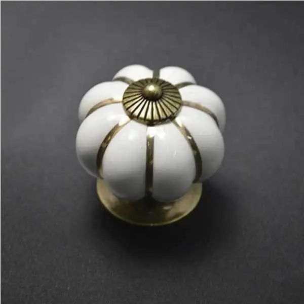 Arrandalee Pumpkins Knobs Handles Ceramic Door Cabinets Cupboard Drawer | Мобильные телефоны и аксессуары