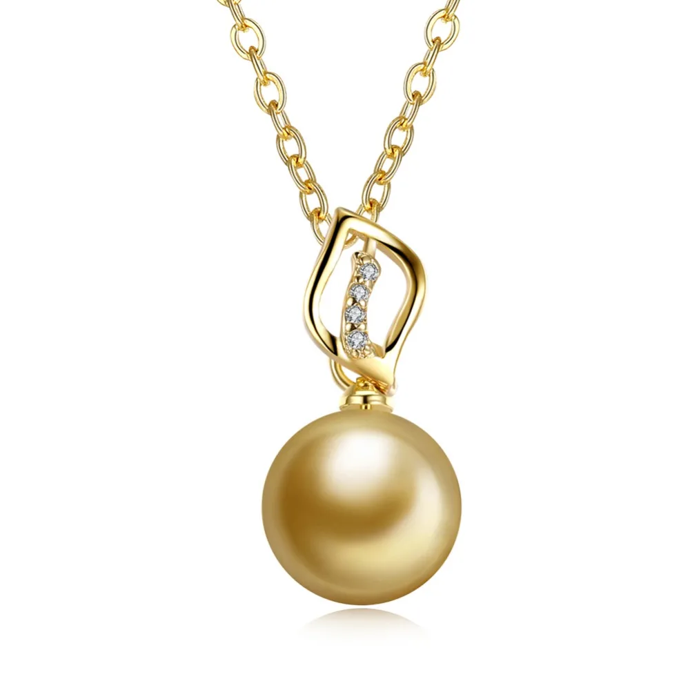 Женская жемчужная подвеска Золотая 2 3*1 1 см | Украшения и аксессуары