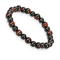 high quality natural stone tiger eyes bracelets men women fashion round beads elasticity rope bracelet