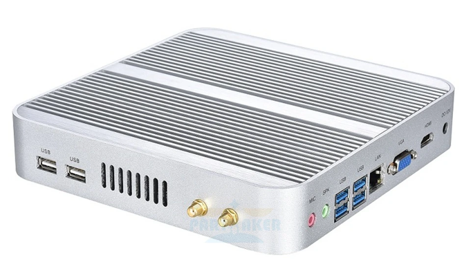 Безвентиляторный Barebone i5 мини ПК Win10 3 года гарантии Nuc компьютер Intel Core i5 4200U 4K HTPC ТВ коробка DHL