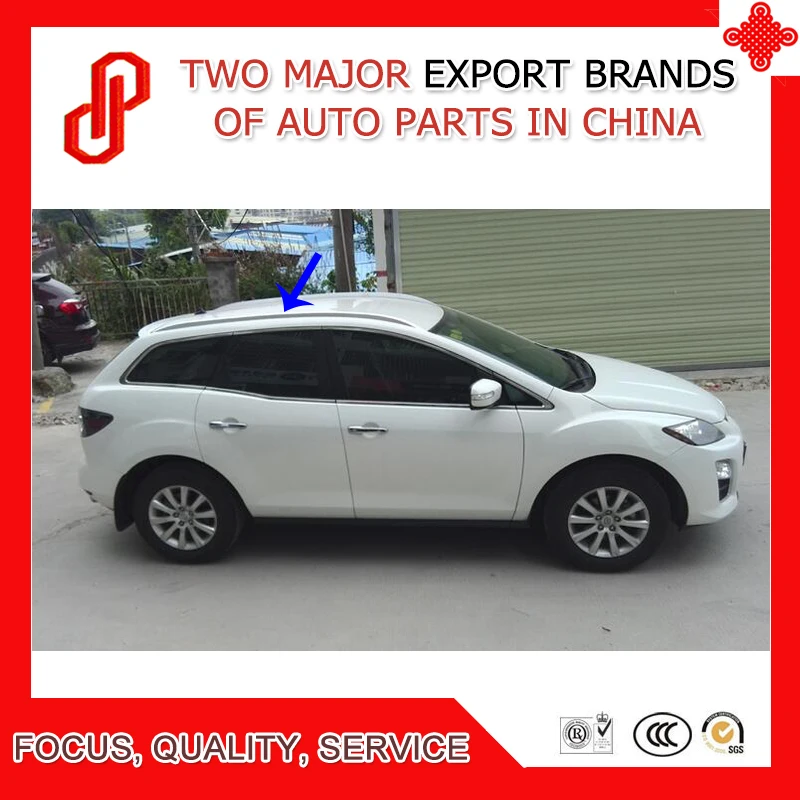 

High quality silver color Aluminium alloy or ABS side rail bar roof rack for Mazda CX-7 cx7