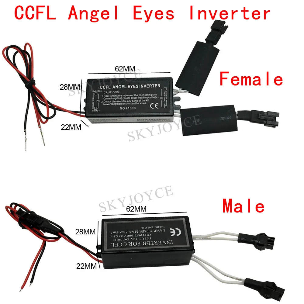 Универсальный инвертор SKYJOYCE CCFL для женщин и мужчин водителя E36 E46 E39 Angel Eyes Halo Ring