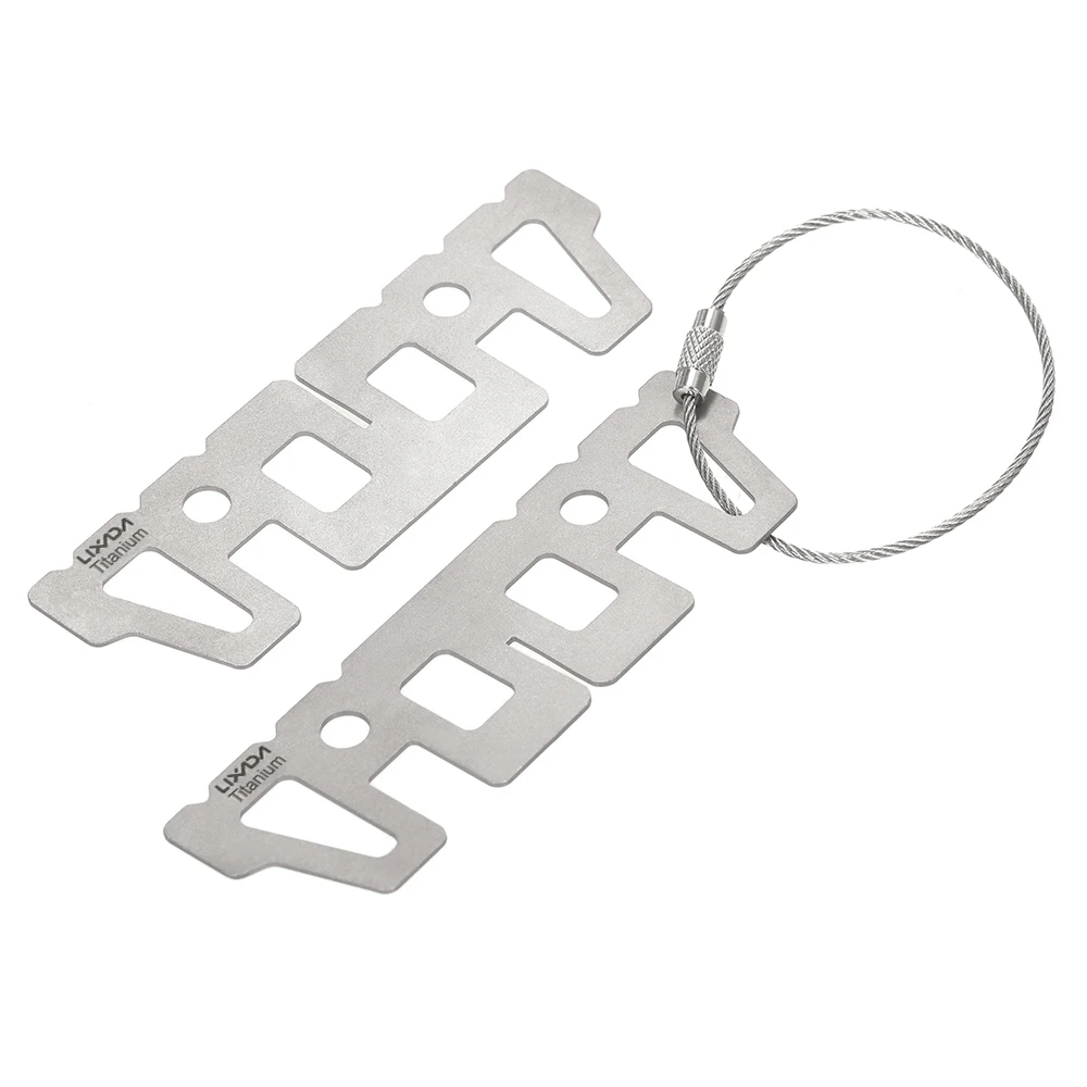 Сверхлегкая мини стойка Lixada для кемпинга пеших прогулок титановая подставка