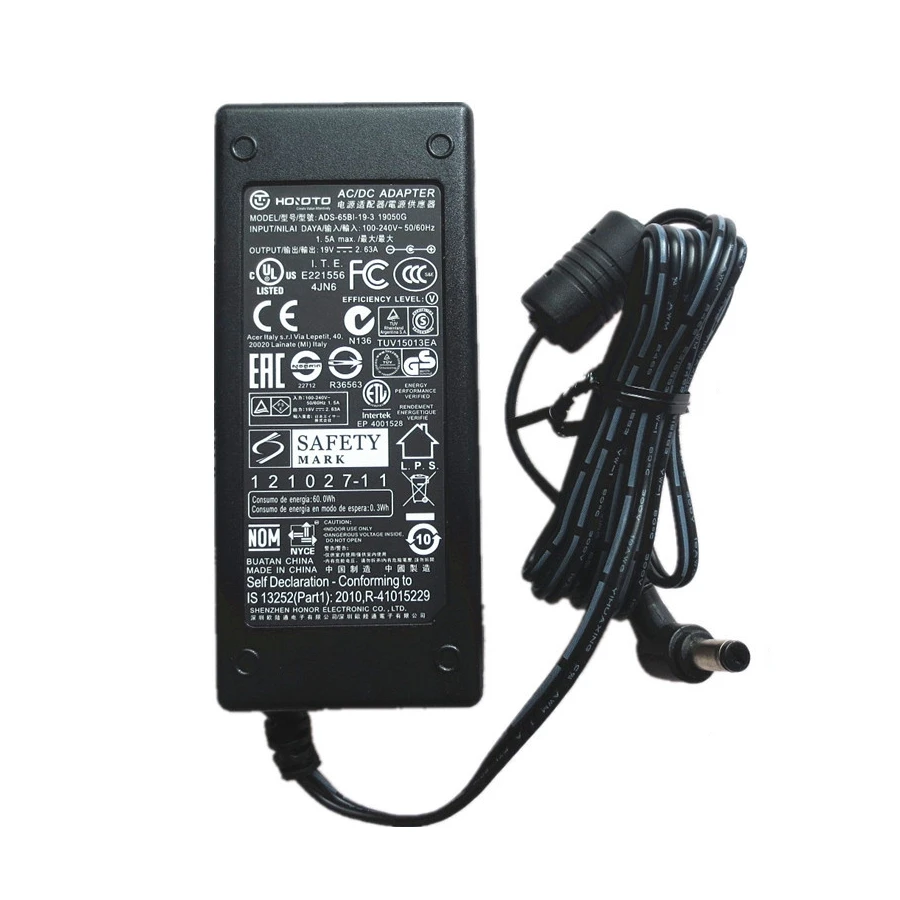 19V 2.63A AC DC Adapter for acer ADS-65BI-19-3 19050G 50w Power Supply Charger | Laptop