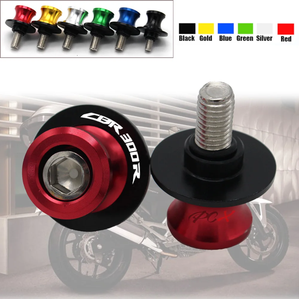 

Motorcycle Accessories CNC Aluminum M8 Swingarm Spools Slider Stand Screw For Honda CBR300R-CB300F-FA CBR-300R 2014 2015 2016