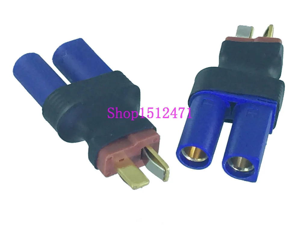 

1pce EC5 female to T Plug Deans male No wire adapter fr RC