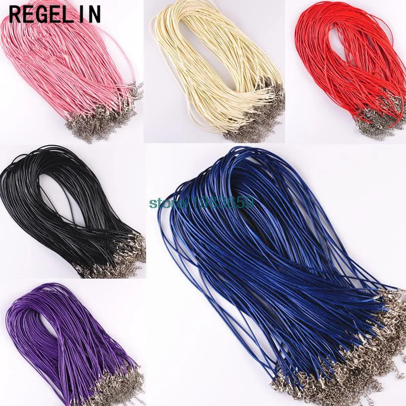 Ожерелья-подвески REGELIN Maxi 9 цветов 10 шт. 45 см длина шнура 1 5 мм | Украшения и
