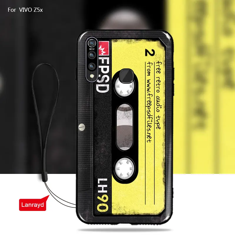 Soft TPU For vivo z5x case z5 x s1 cover Retro Camera Cassette Tapes pattern phone cases S1 Z5X z 5x vivoz5x |