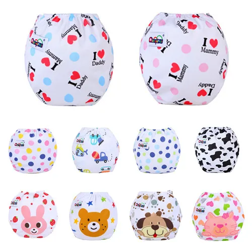 10 шт./партия детские подгузники тканевые многоразовые регулируемый по размеру