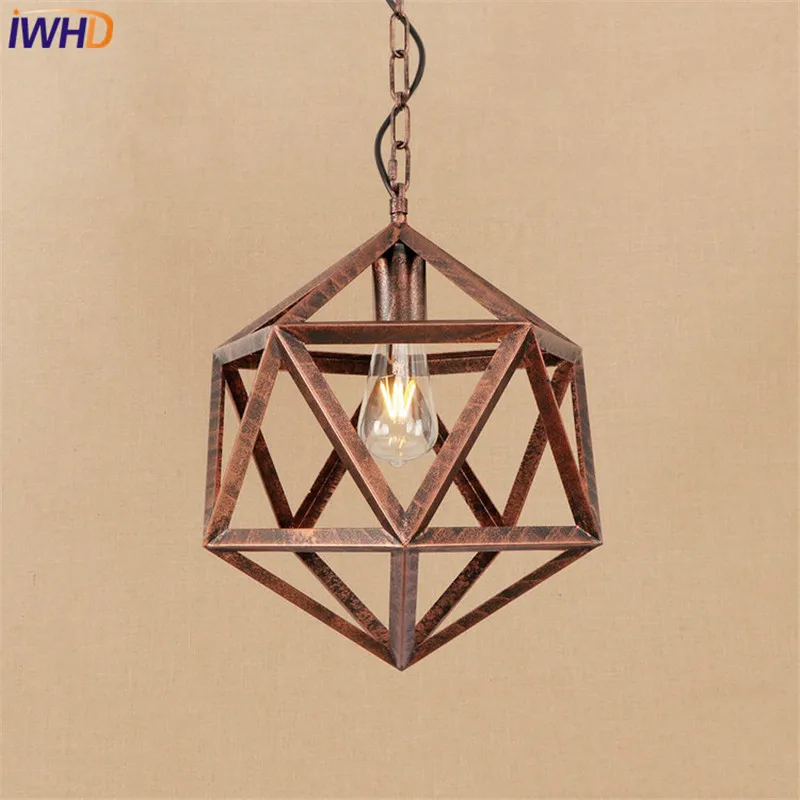 Лофт стиль Железный Droplight Эдисон LED подвесные светильники для помещений столовой