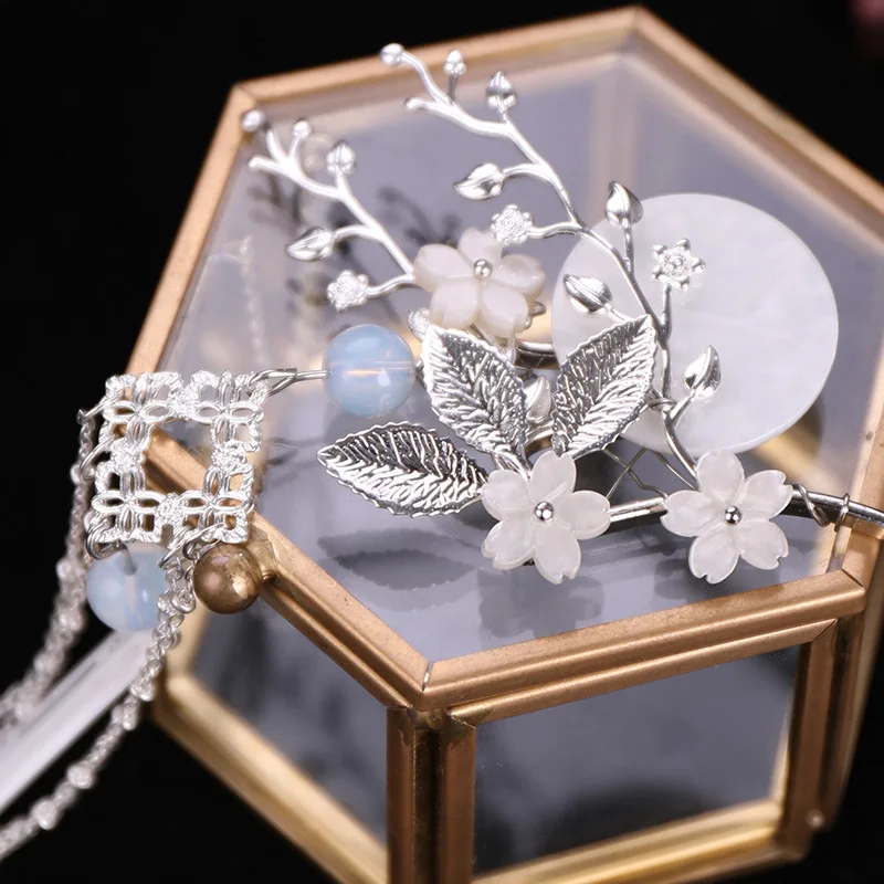 Заколки для волос FORSEVEN женщин и девушек украшение в китайском стиле сказочные с