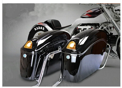 Жесткая Сумка для мотоцикла задний фонарь рельсовый кронштейн Honda Shadow Spirit Saber Aero