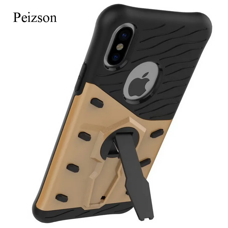 Трансформатор крышка для iphone 8 Plus прочный силиконовый Подставки сотовый телефон