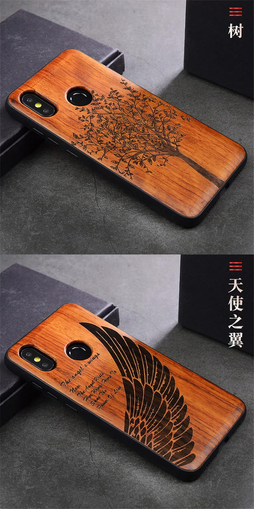 Для Xiaomi mi 8 SE чехол Boogic Настоящее Дерево funda mi 8 se палисандр ТПУ противоударный чехол для телефона mi 8 Xiao mi чехол