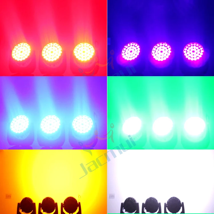 (4 шт./лот) китайский корпус освещения для полетов упаковка 36*18 Вт Zoom Beam RGBWA UV Led Wash