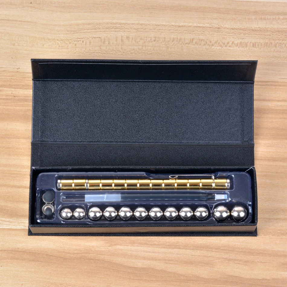 Металлическая Волшебная гелевая ручка DIY модульная магнитная для мышления