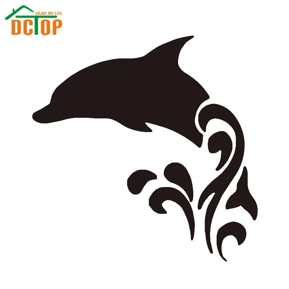Dolphin Play in The Water Vinyl Decals Car Truck Sticker Artistic Laptop For Auto Decoration Styling | Автомобили и мотоциклы