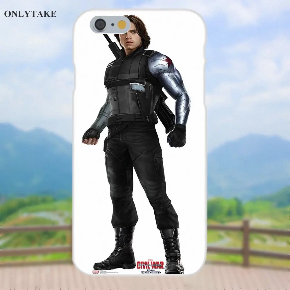 Vvcqod баки Барнс Marvel для Apple iPhone 4 4s 5 5C SE 6 S 7 8 Plus X Galaxy большое ядро II Prime Alpha TPU