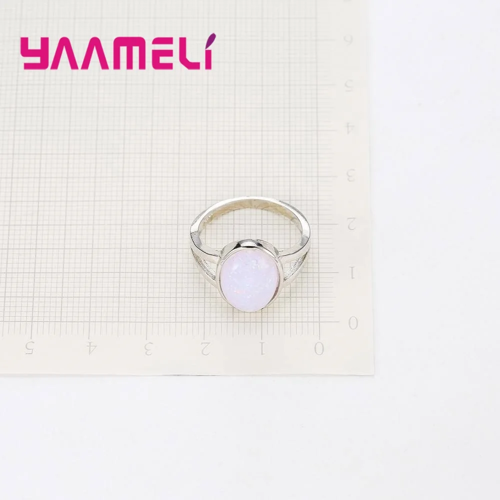 Быстрая доставка большие кольца на палец овальной формы с опалом и кристаллами