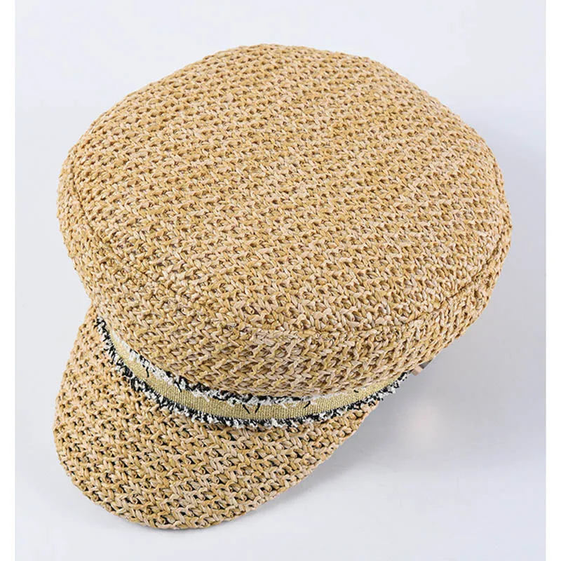 Fibonacci летние военные кепки ручная вязка женская соломенная шляпа с популярными