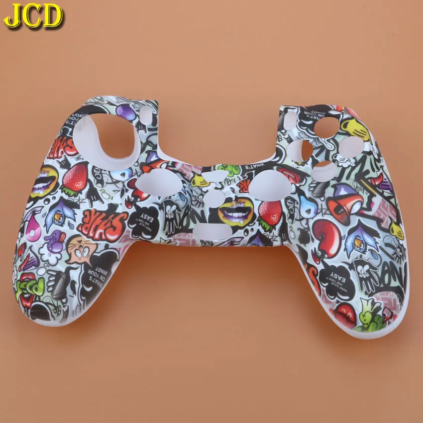 JCD 1 шт. цветной Противоскользящий силиконовый резиновый чехол для PS4 Dualshock 4 Pro Slim