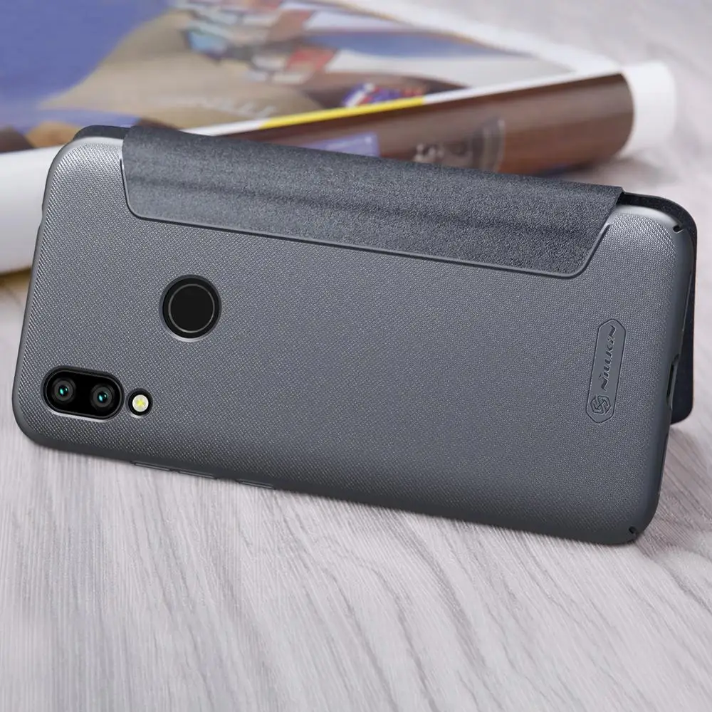 Xiaomi Redmi 7 чехол Nillkin Sparkle роскошный бизнес Жесткий PU кожаный флип-чехол для телефона защитный чехол для Xiaomi Redmi 7 Nilkin Capa