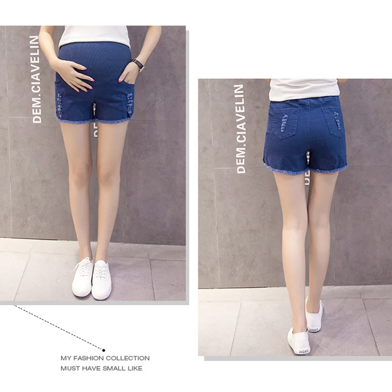 Женская джинсовая короткая одежда для беременных летняя 2019|Джинсы| |