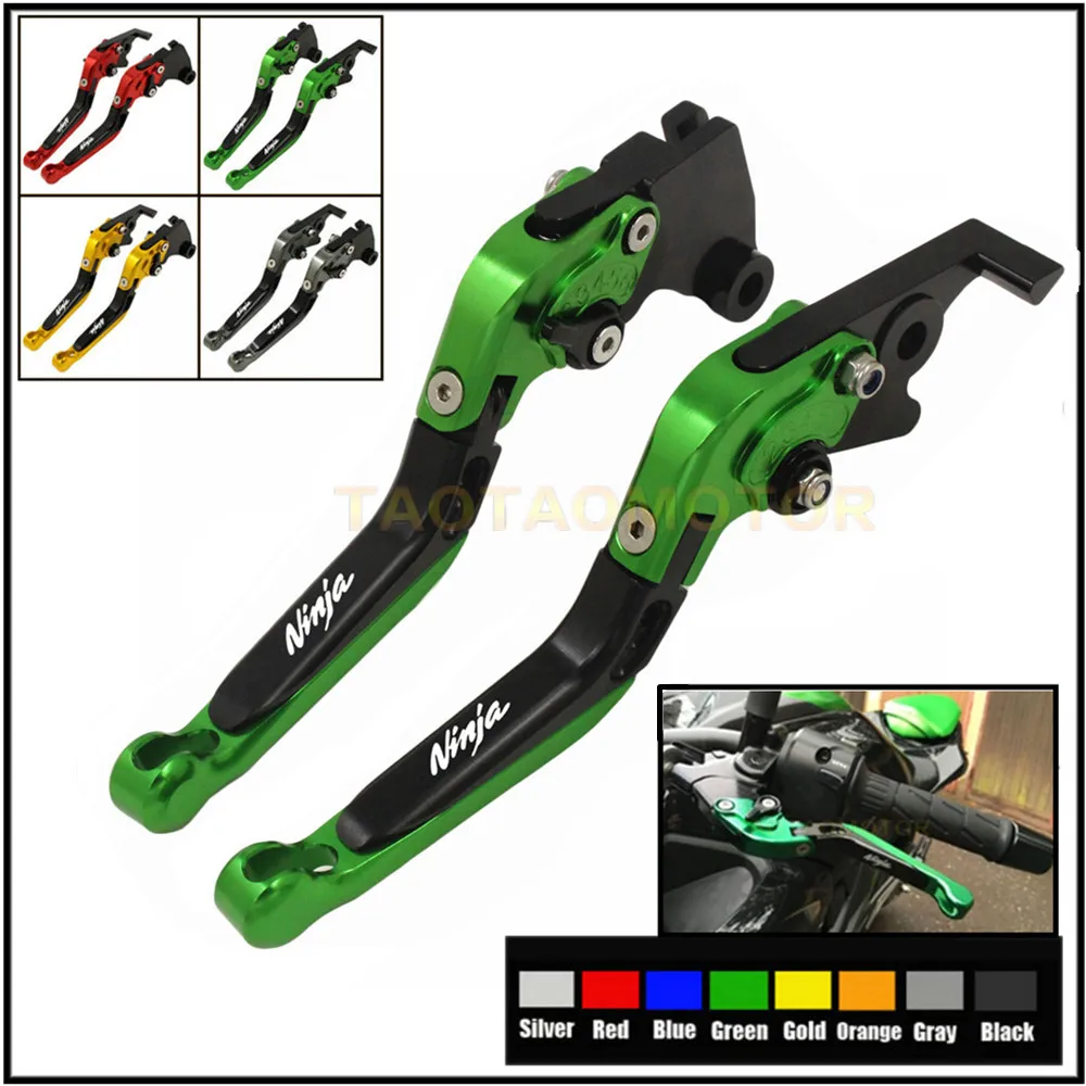 CK CATTLE KING CNC для KAWASAKI NINJA 250/300 2013-2016 аксессуары мотоциклов регулируемые Складные