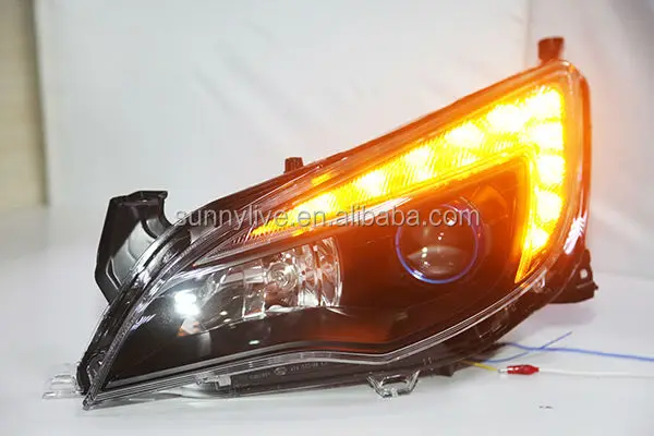 Для GM для Buick для Excelle XT для Opel Astra светодиодный Ангел глаз фара 2010-2011 JC
