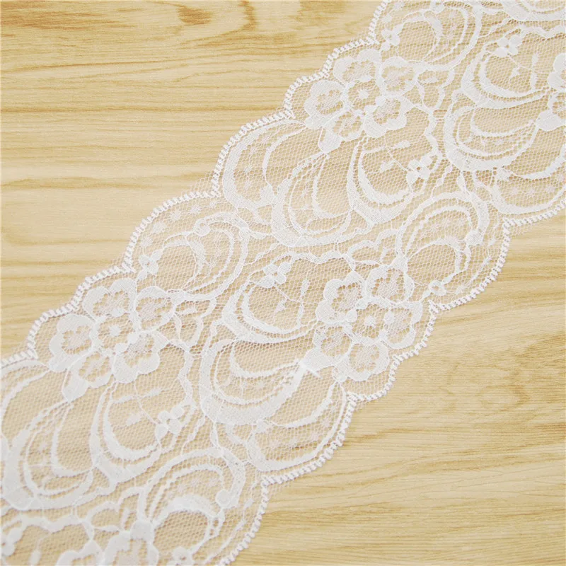 Кружевная отделка из полиэстера 90 мм белые тканевые аксессуары для шитья ткань