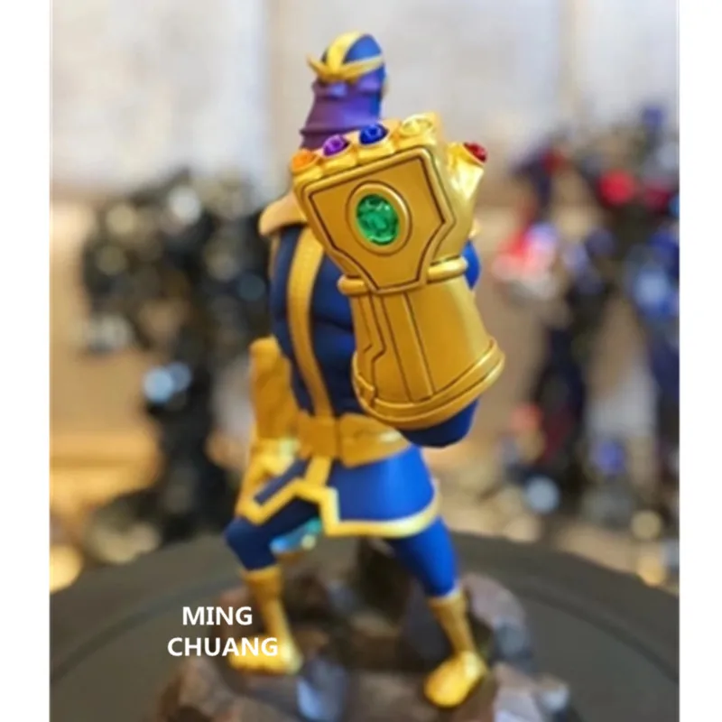 1" Мстители статуи: Endgame бюст Megamind полноразмерный портрет танос анимационная фигурка GK Коллекционная модель игрушечная коробка 39 см Z1194