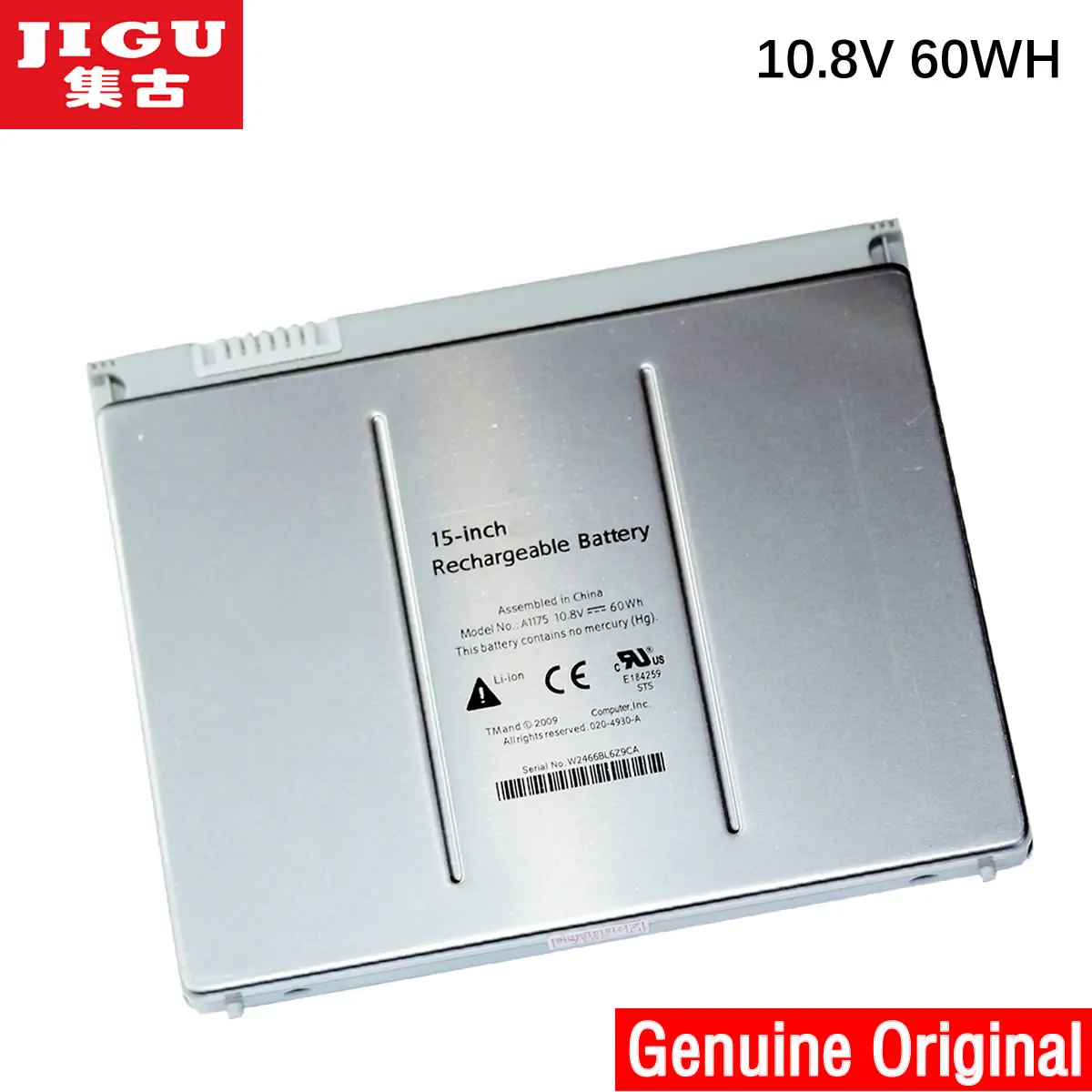 JIGU A1175 Оригинальный аккумулятор для ноутбука APPLE MA463 MA464 MA600 MA601 MA609 MA610 MA895 MA896 MB133 MB134