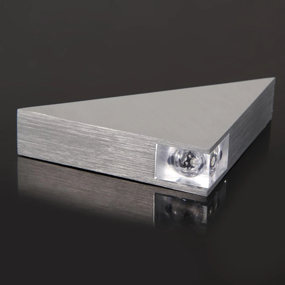 Modern Led Wall Lamp 3W Aluminum Body Triangle Light For Bedroom Home Lighting Luminaire Bathroom Fixture Sconce | Освещение