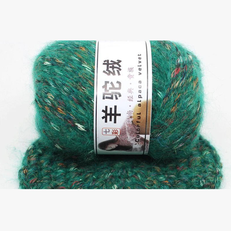 Alpaca DIY швейная одежда и Пряжа свитер/шарф/перчатки/шляпа ручное вязание смешанная пряжа поставки 15 цветов