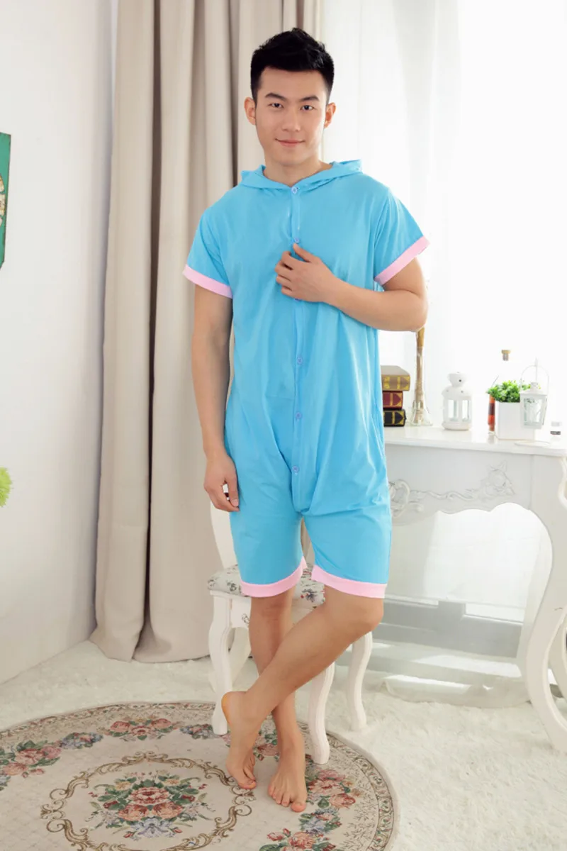 

Wholesale Summer Animal Onesies Cartoon Unisex Adult Blue Elephant Onesie Cosplay Costume Cotton Sleepwear Pajamas Sets