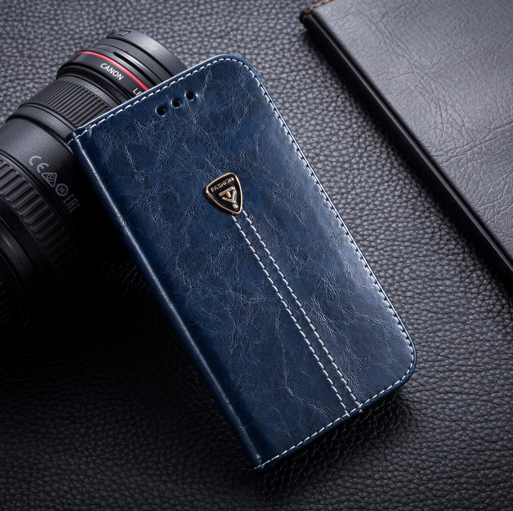 PU Leather Case For ORANGE DIVE 71 / ZTE Blade A506 Flip Stand Cover Wallet with Magnetic Closure Full-Body Protect New | Мобильные