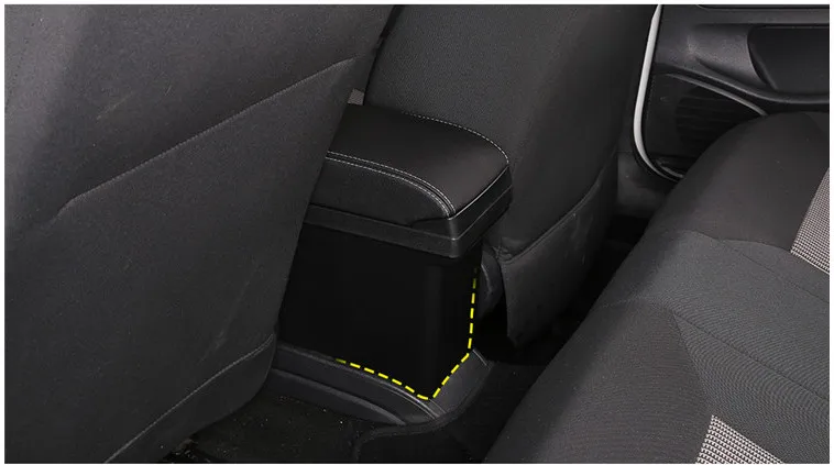 Для Volkswagen VW Polo Подлокотники коробка двойной слой+ usb 2011