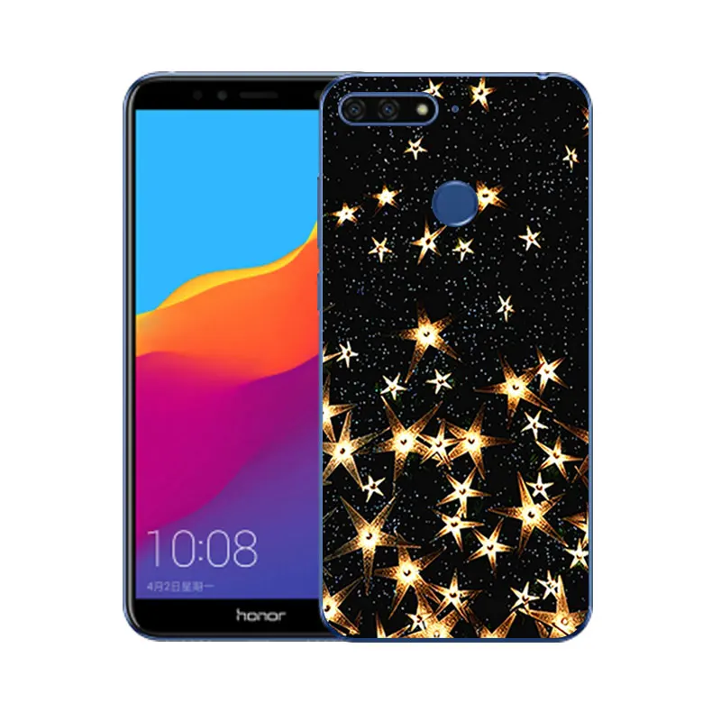 Чехол 5 7 дюйма для Huawei Honor 7A Pro силиконовый чехол с полной защитой разноцветный